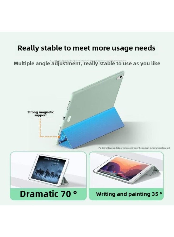 For IPad2022/2021 Protective Case Air4/5 Protective Case 9th Generation Flat 78 Anti-fall 3 Soft Case MINI6-Colour:Ipad5/6 Generation 9.7inch-Applicable Model:(dark Night Green) - Image 3